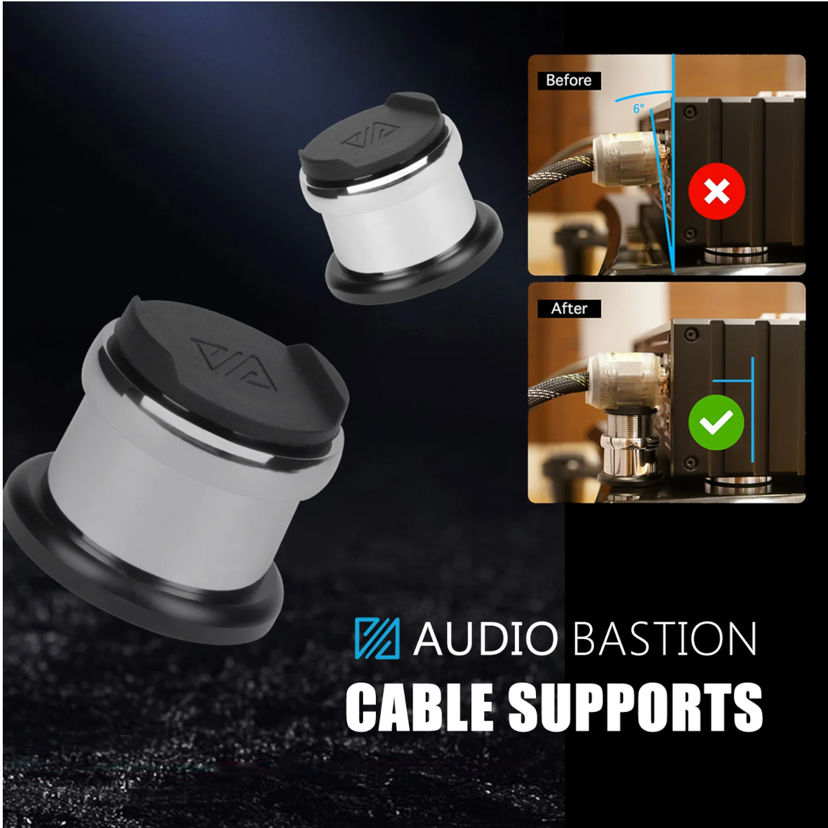 Audio Bastion Connector Weight Support