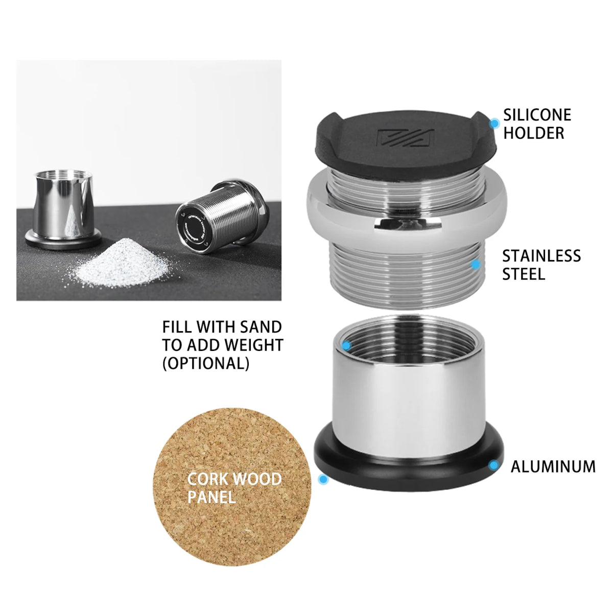 Audio Bastion Connector Weight Support
