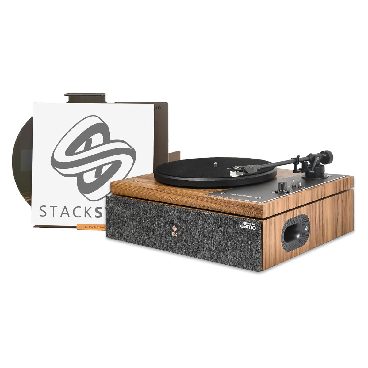 Stack Stone All In One Vintage Belt Drive Wooden Turntable