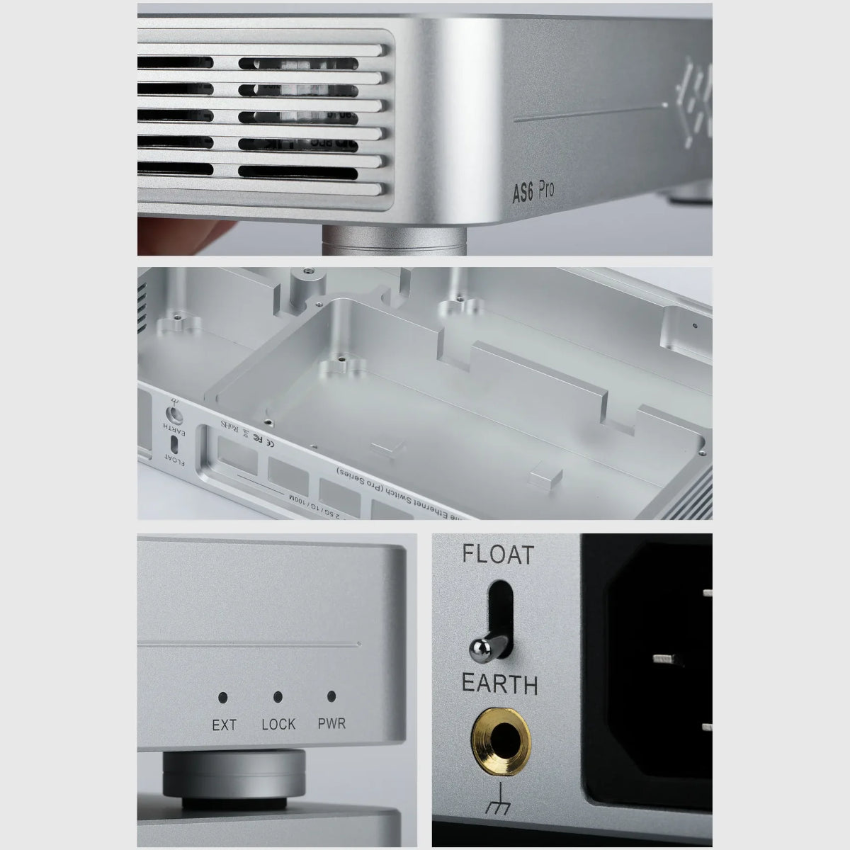 LHY Audio AS6 Pro high-performance audiophile Ethernet switch (220V -240V)
