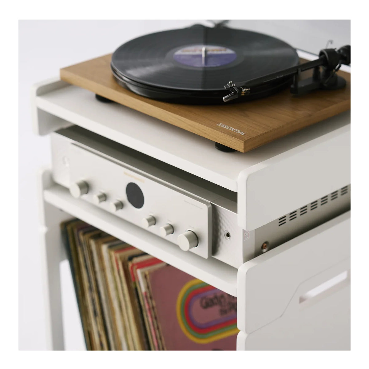 Bentolabs Aurala 140 White Vinyl Record + Hi-Fi Console