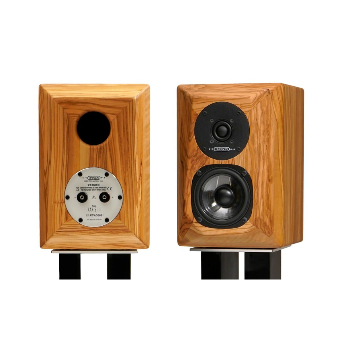 Diapason Karis III High-End Bookshelf Speakers 1 Pair (Handmade in Italy)