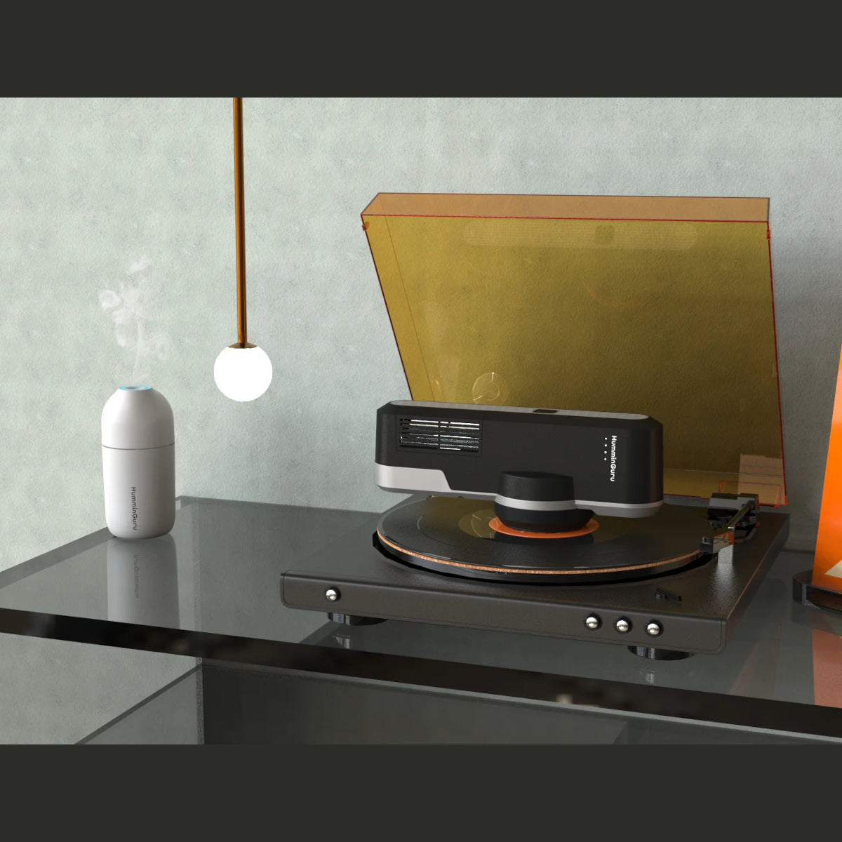 HumminGuru Orbit Vinyl Record Static Remover