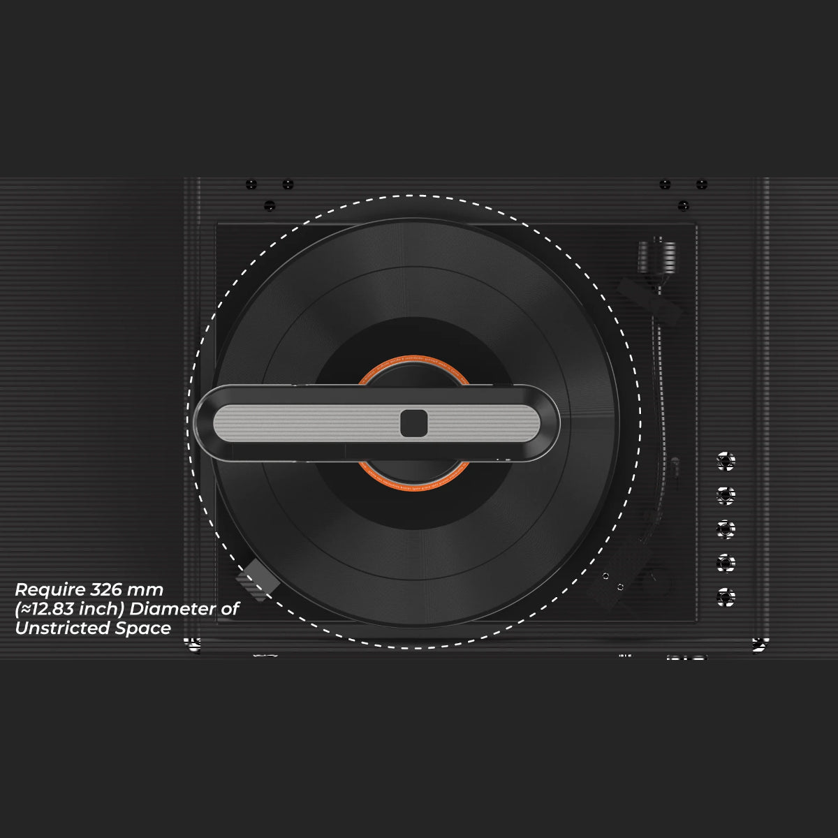 HumminGuru Orbit Vinyl Record Static Remover