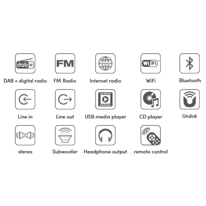 REVO SuperCD CD Player DAB+/FM Digital Radio with Bluetooth