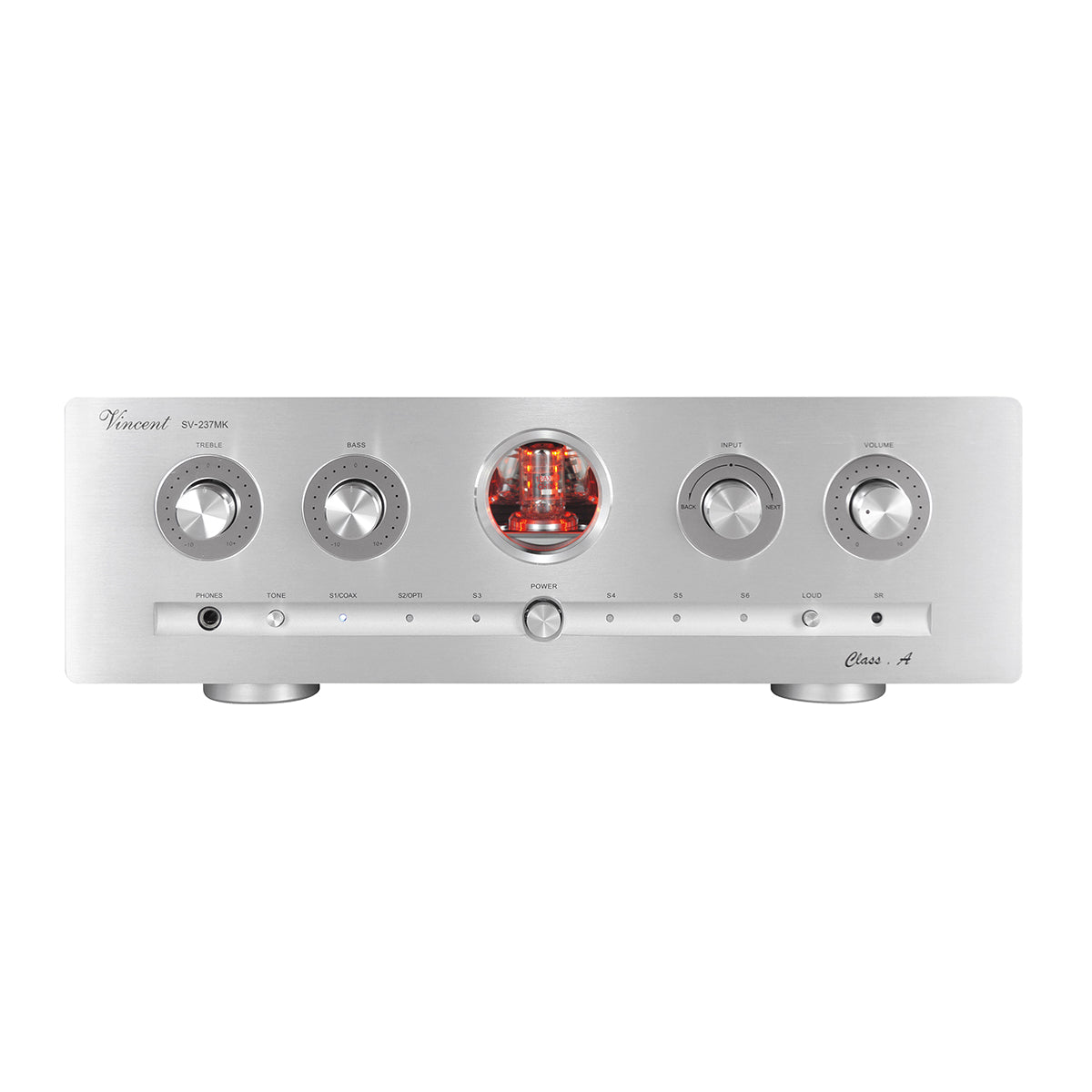 Vincent SV-237MK Hybrid Stereo Amplifier Silver (Ex-Demo)