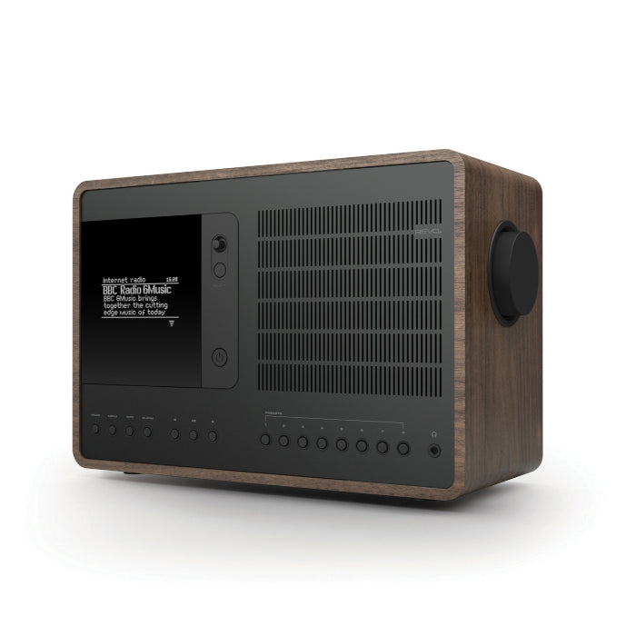 REVO SuperConnect Table Radio DAB/DAB+/FM Wireless Audio Playback (Real Wood Veneer)