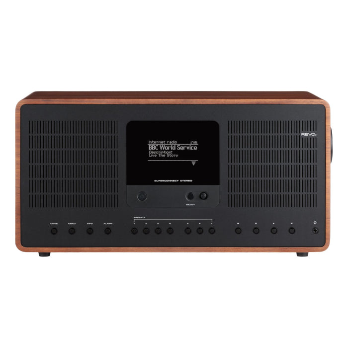 REVO SuperConnect Stereo DAB/DAB+/FM/Internet Radio (Real Wood Veneer)