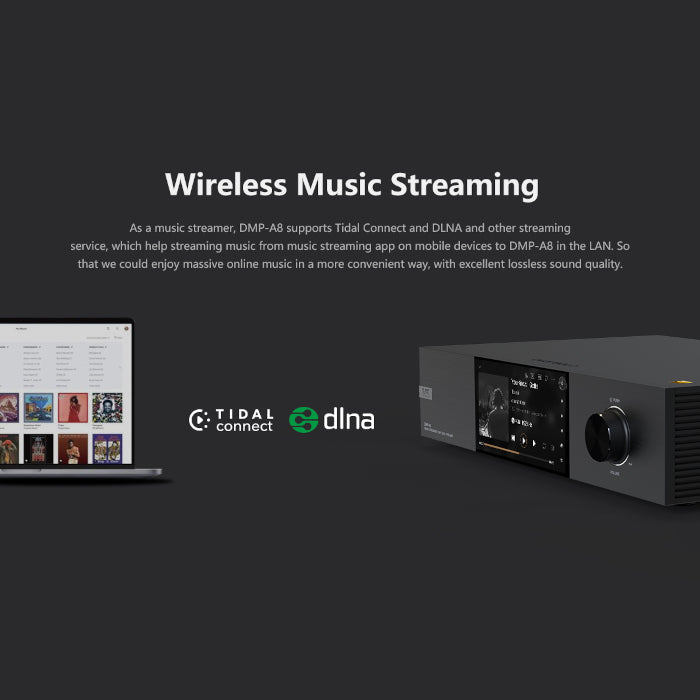 EverSolo DMP-A8 Music Streamer, DAP, DAC, Pre-Amplifier