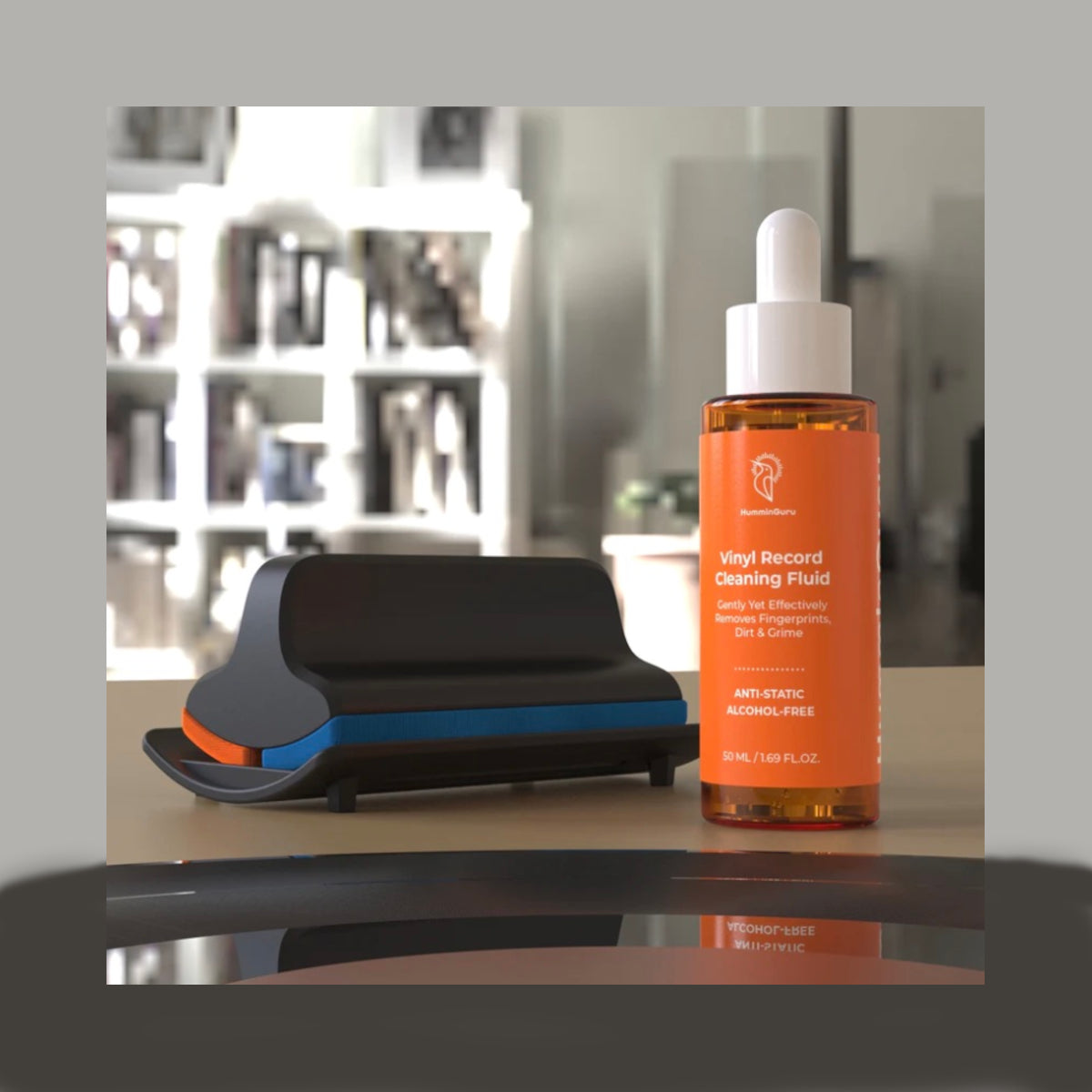HumminGuru I-Brush Vinyl Record Cleaning Kit