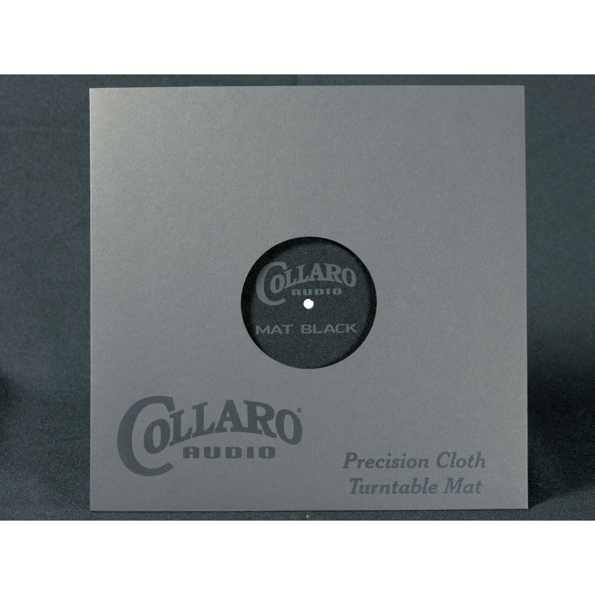 Collaro Mat Black Precision Cloth Turntable Mat (Hand Made in England)