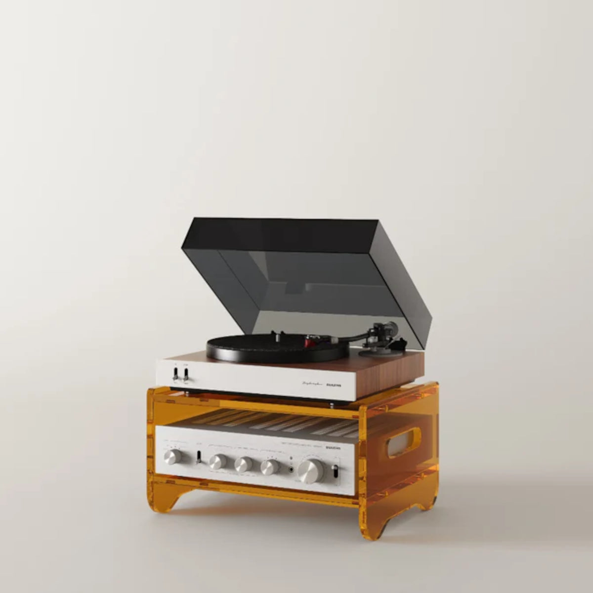 Bentolabs Prisma 140 Acrylic Vinyl Record Hifi Shelf (EMBER) Pre-Order