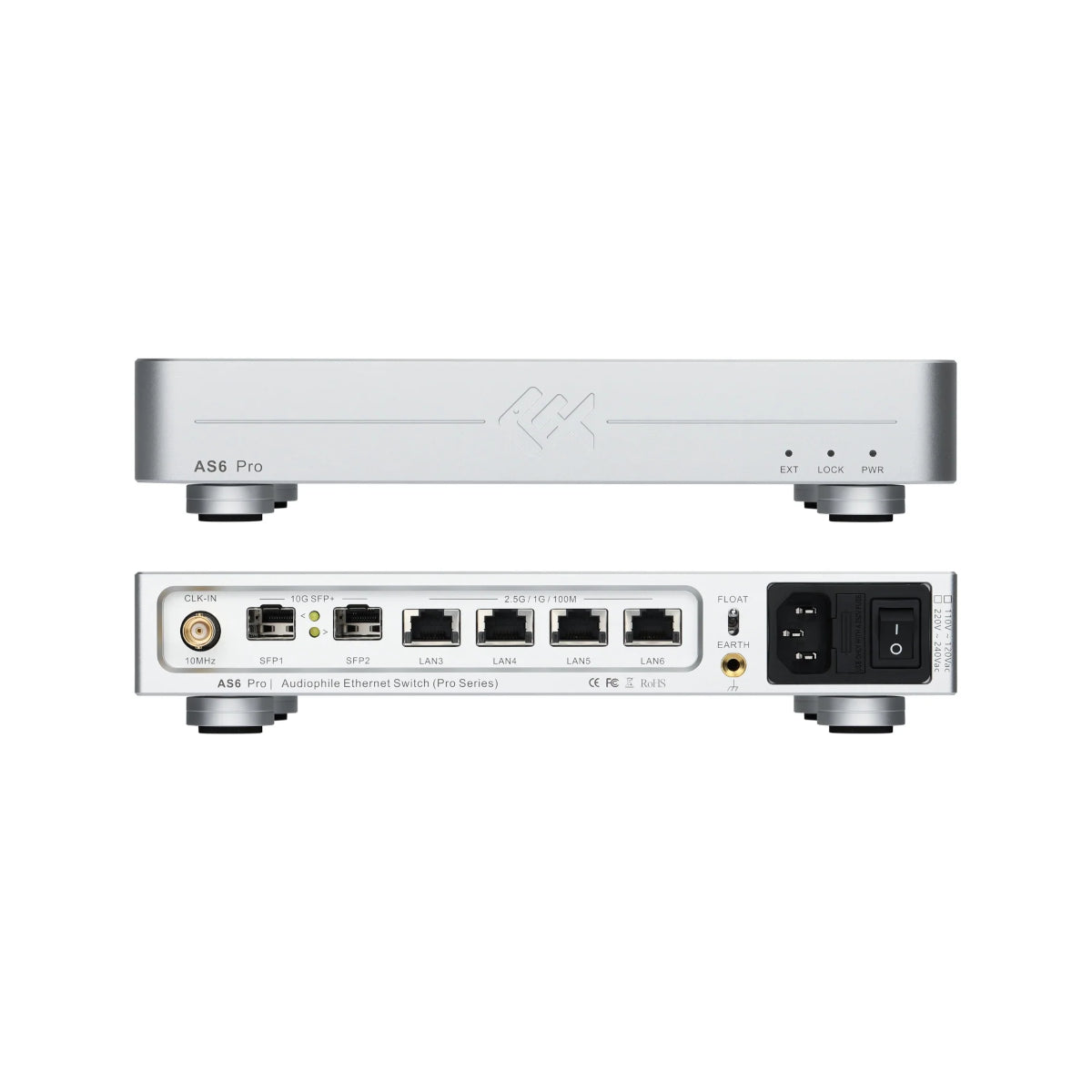 LHY Audio AS6 Pro high-performance audiophile Ethernet switch (220V -240V)