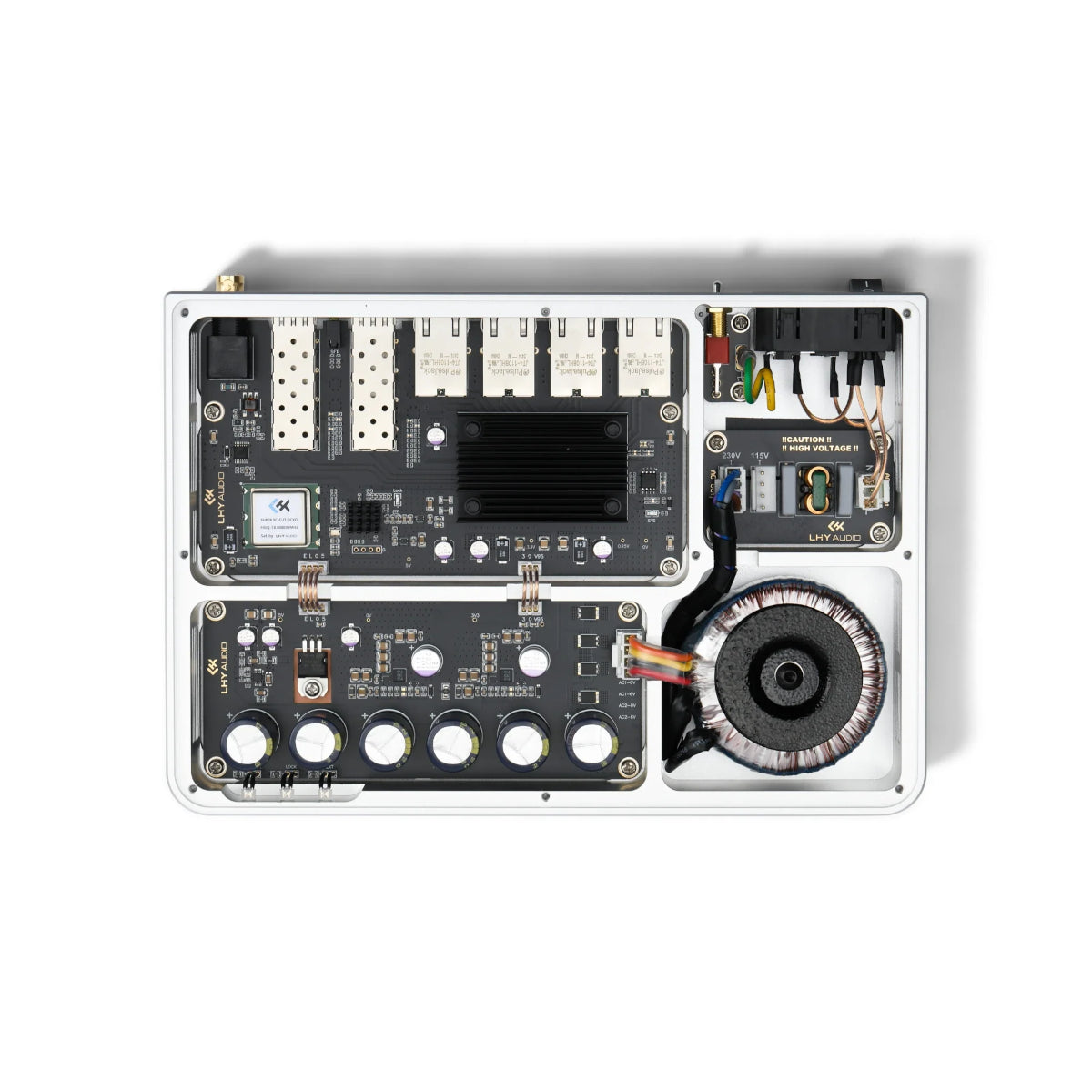 LHY Audio AS6 Pro high-performance audiophile Ethernet switch (220V -240V)