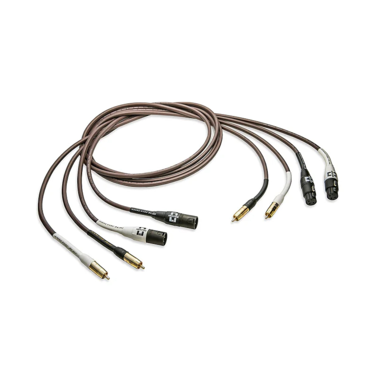 Analysis Plus Chocolate Oval-In Interconnect cable