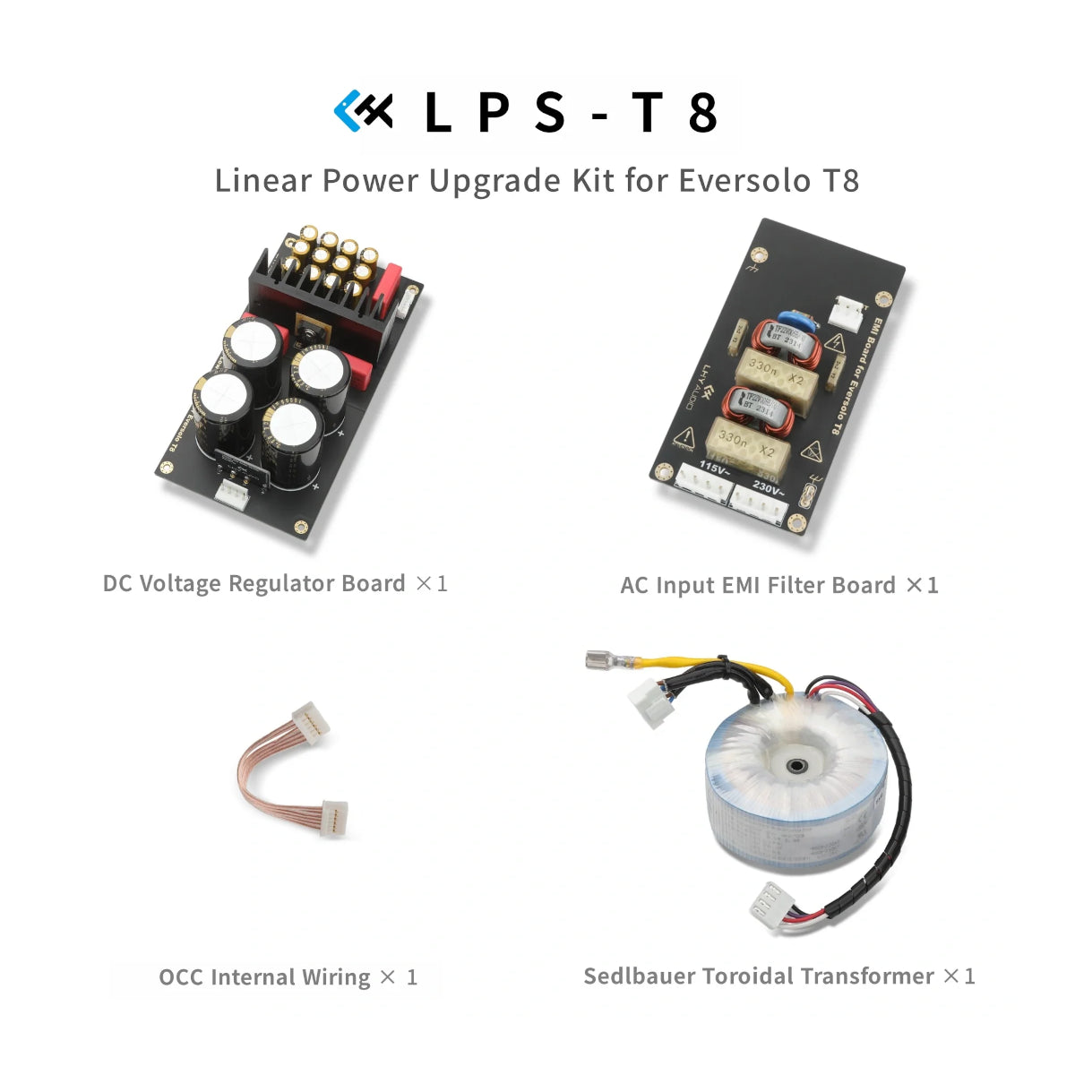 LHY Audio LPS-T8 Linear Power Upgrade Kit for Eversolo T8 (Pre-Order)