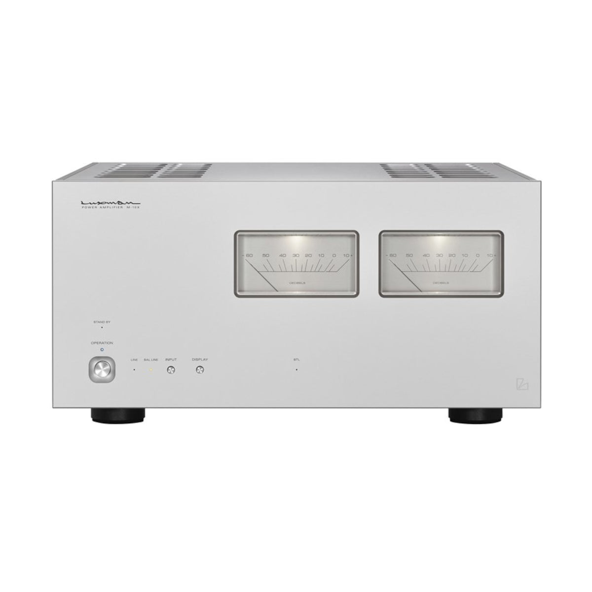 LUXMAN M-10X Stereo Power Amplifier - Silver
