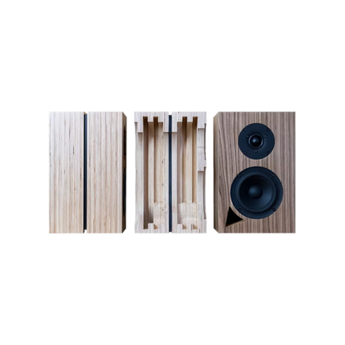 Audel U-Basik 5/8 Bookshelf Speakers (Made in Italy)
