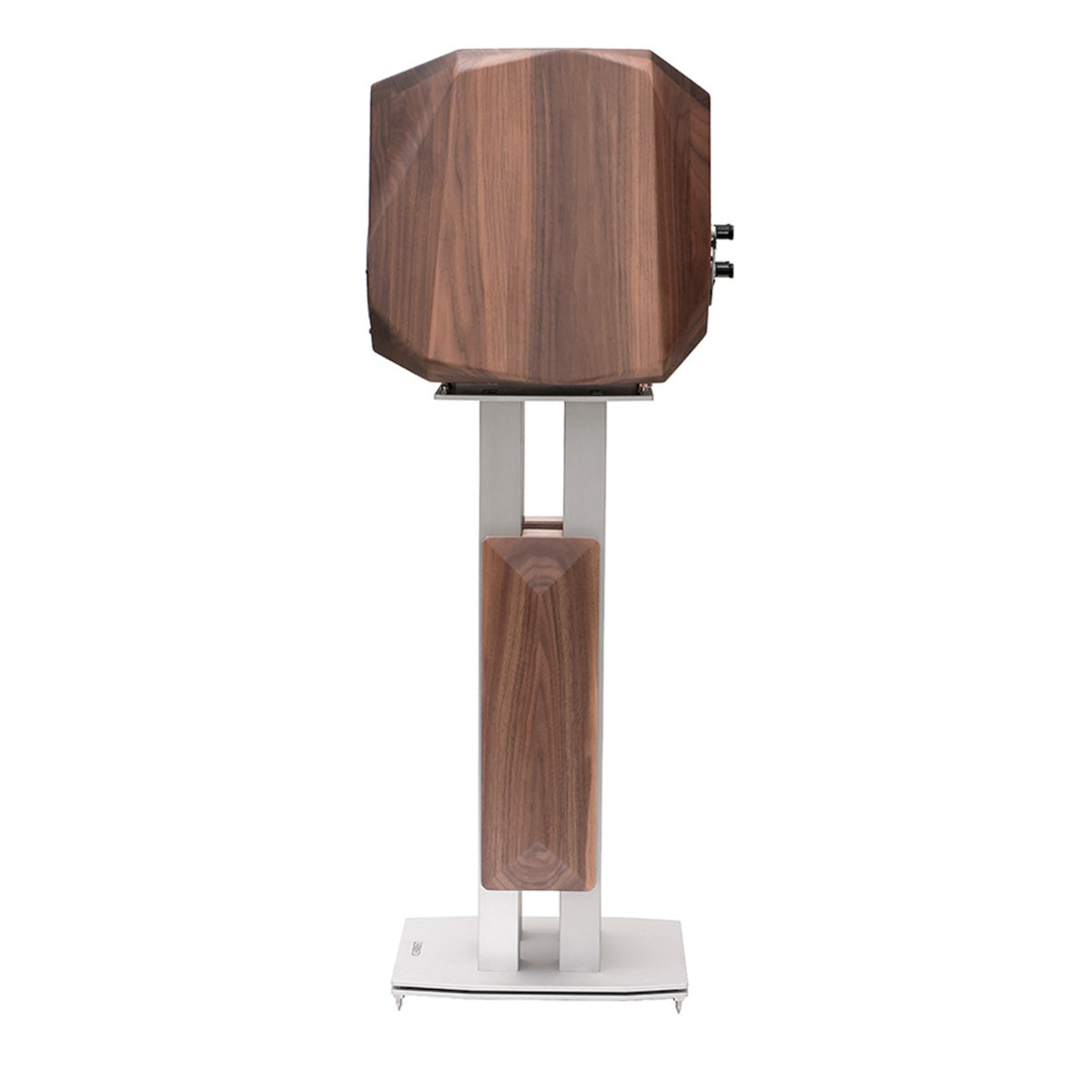 Diapason Astera Bookshelf Speakers 1 Pair with 4U Stands Silver 1 Pair (Handmade in Italy)