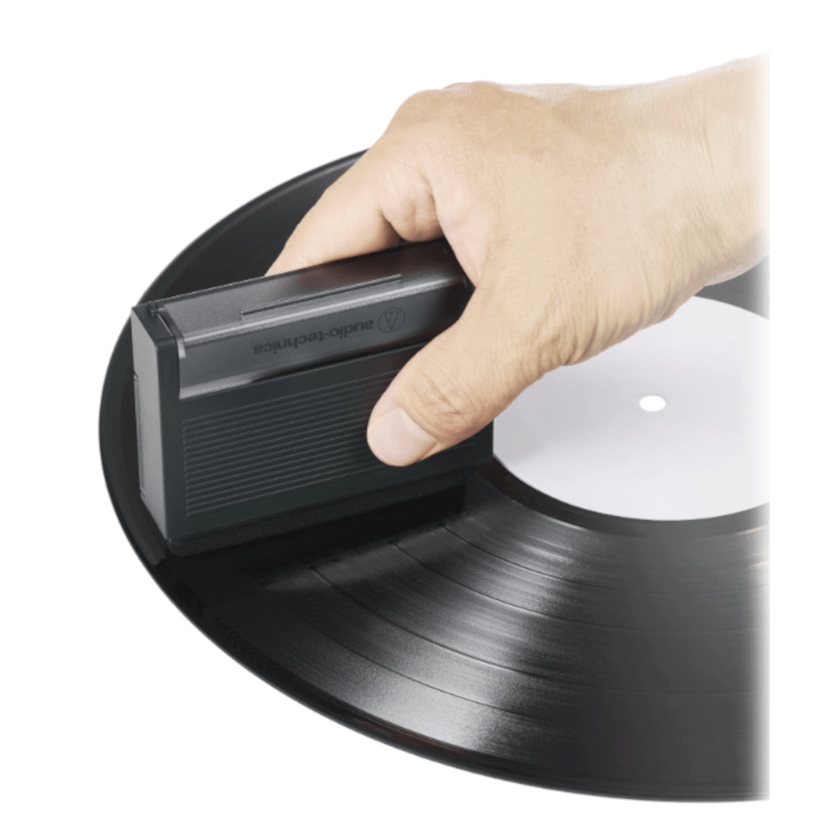 Audio Technica Record cleaning tool with record cover stand AT6028