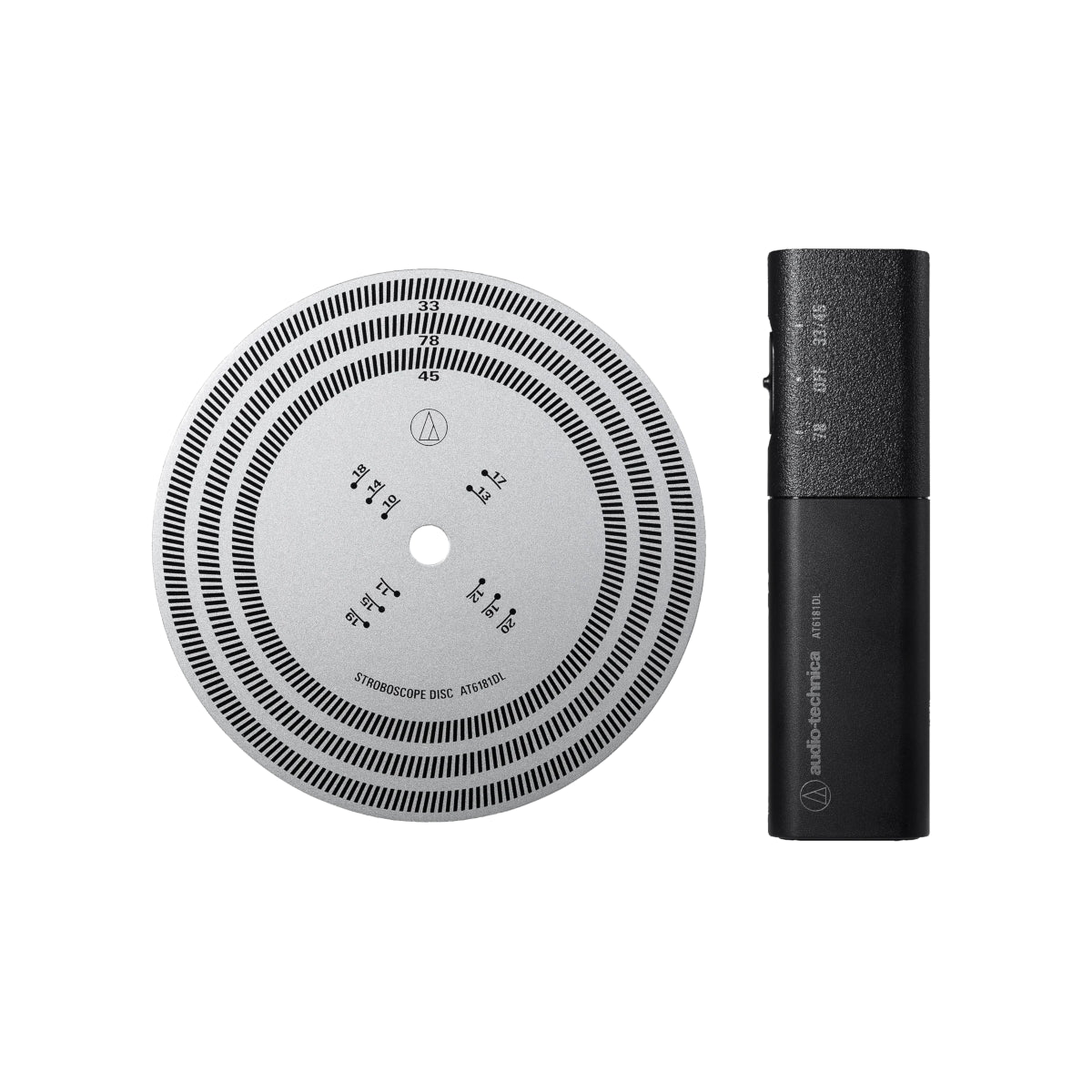 Audio Technica Stroboscope Disc and Quartz Strobe Light AT6181DL