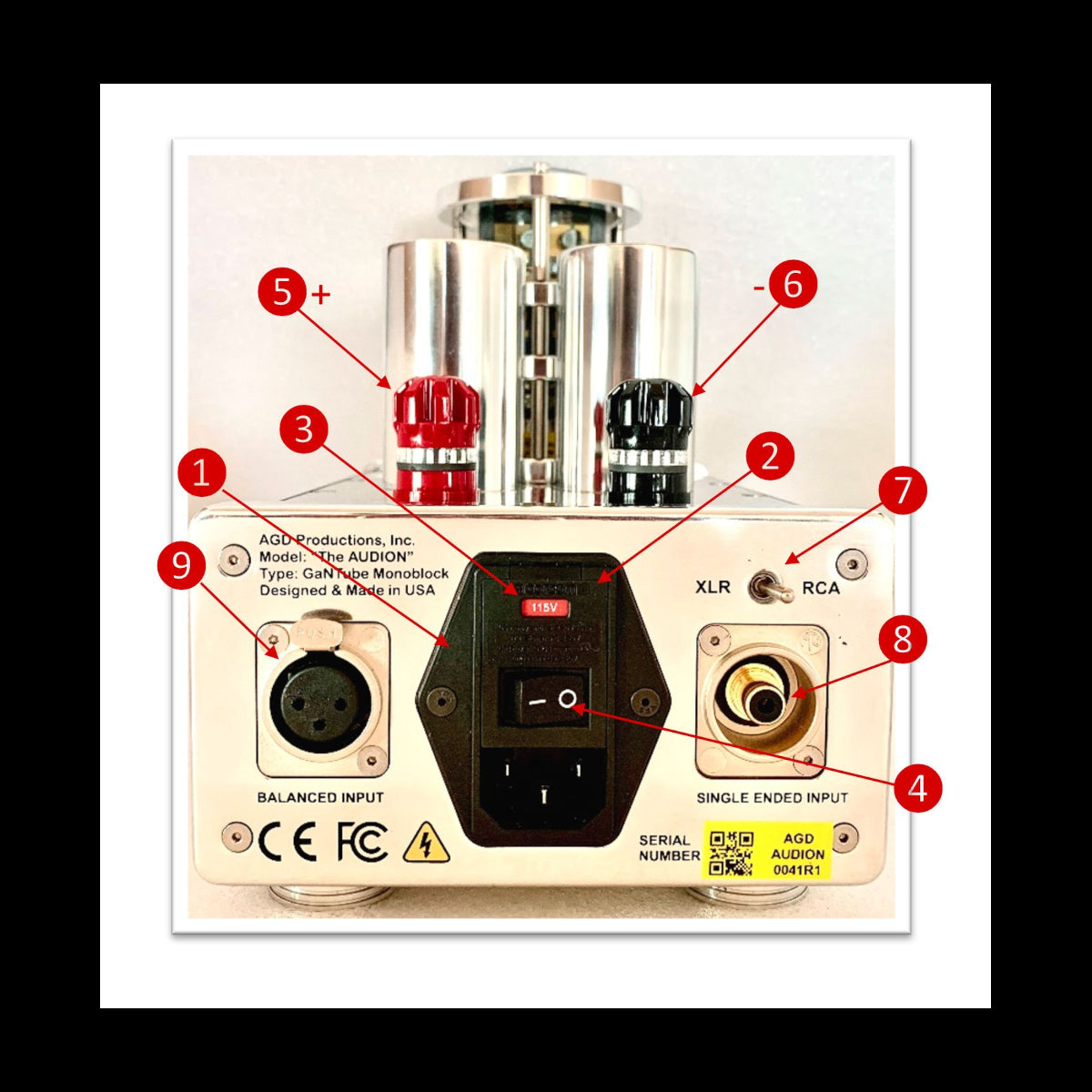 AGD Audion Mk III Monoblock Amplifier (1 Pair)