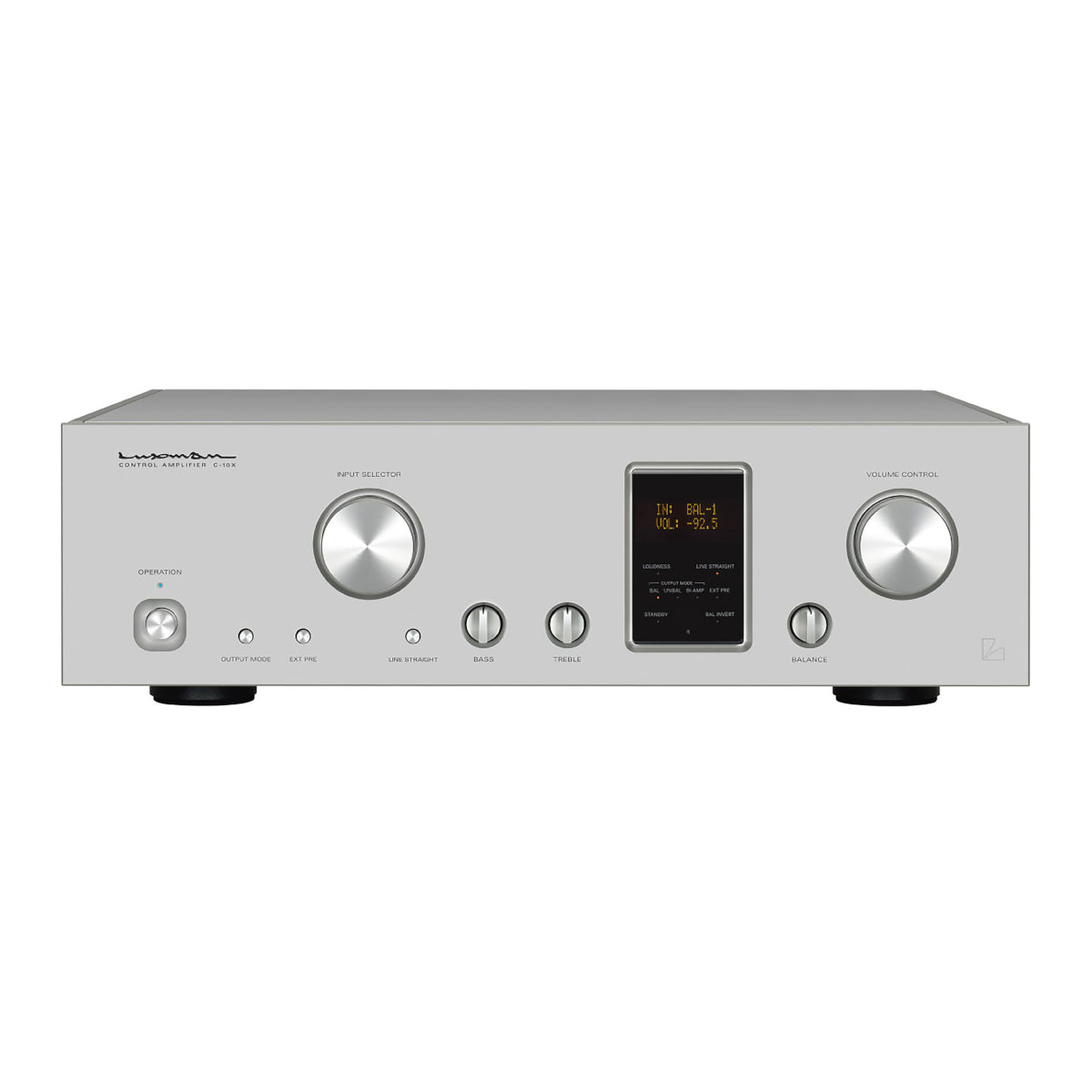 LUXMAN C-10X Stereo Control Amplifier (Preamp) - Silver