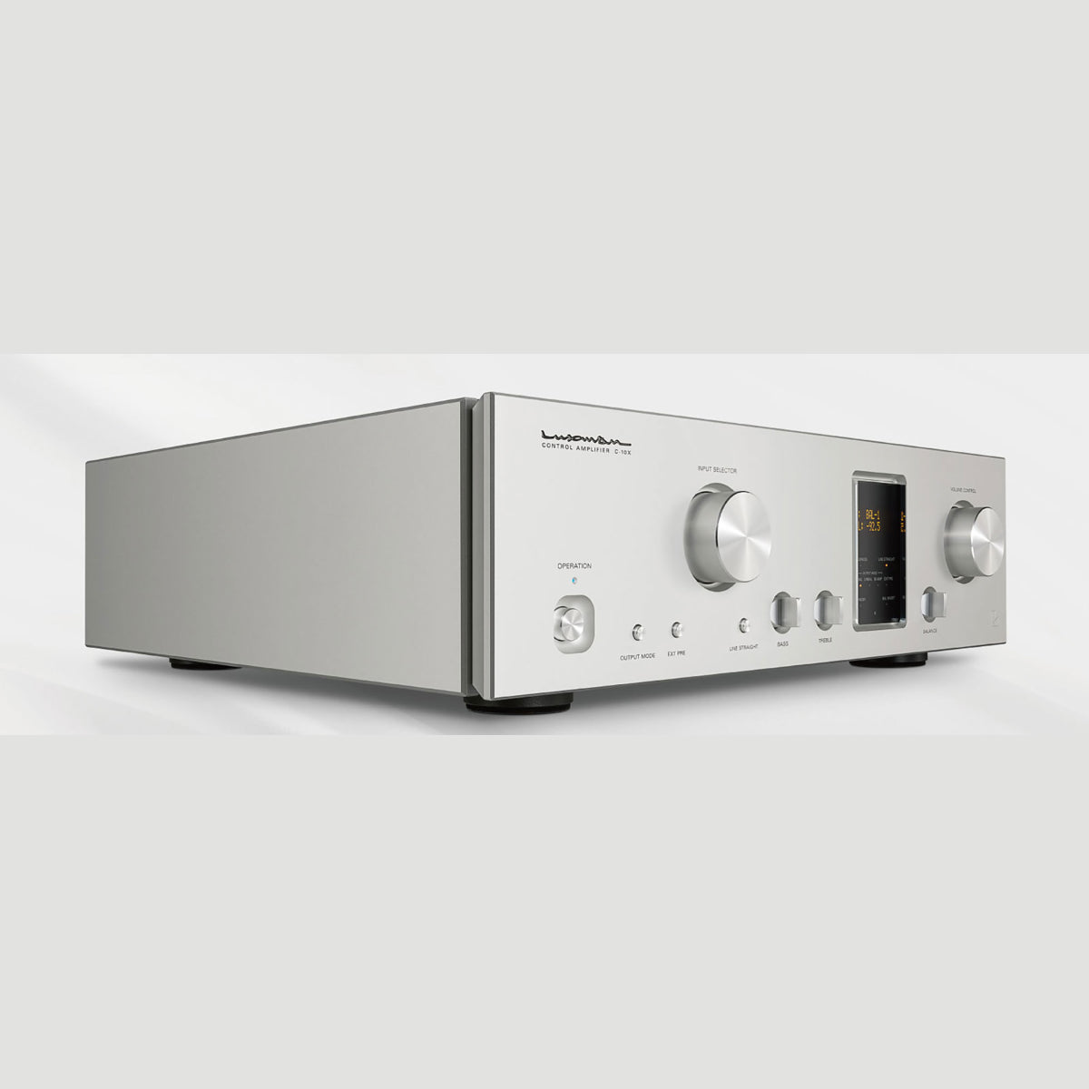 LUXMAN C-10X Stereo Control Amplifier (Preamp) - Silver