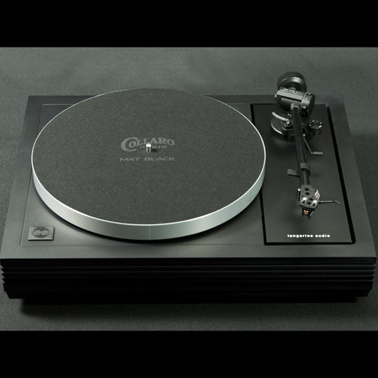 Collaro Mat Black Precision Cloth Turntable Mat (Hand Made in England)