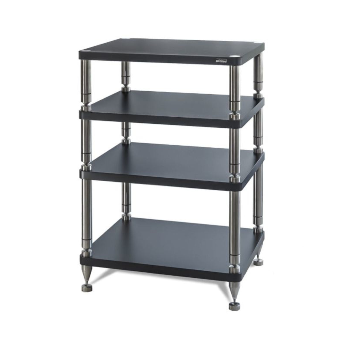 Solidsteel Hyperspike HY-4 Hi-Fi Rack Flat Black
