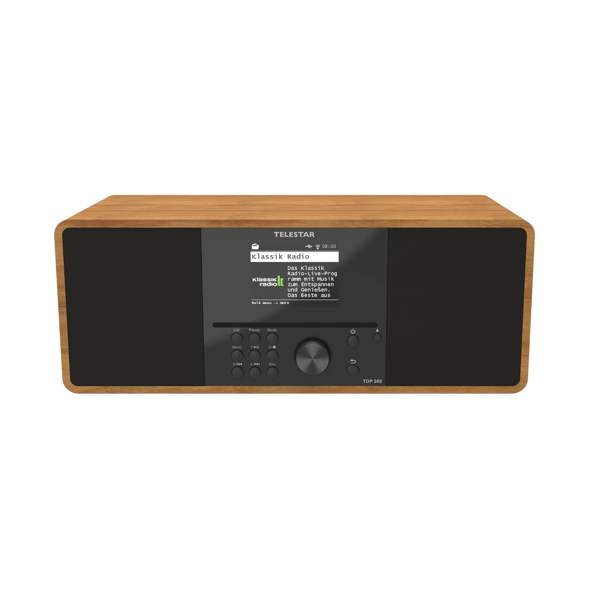 Telestar TOP 300 Wood Internet Digital Radio with Classic Look with CD Player