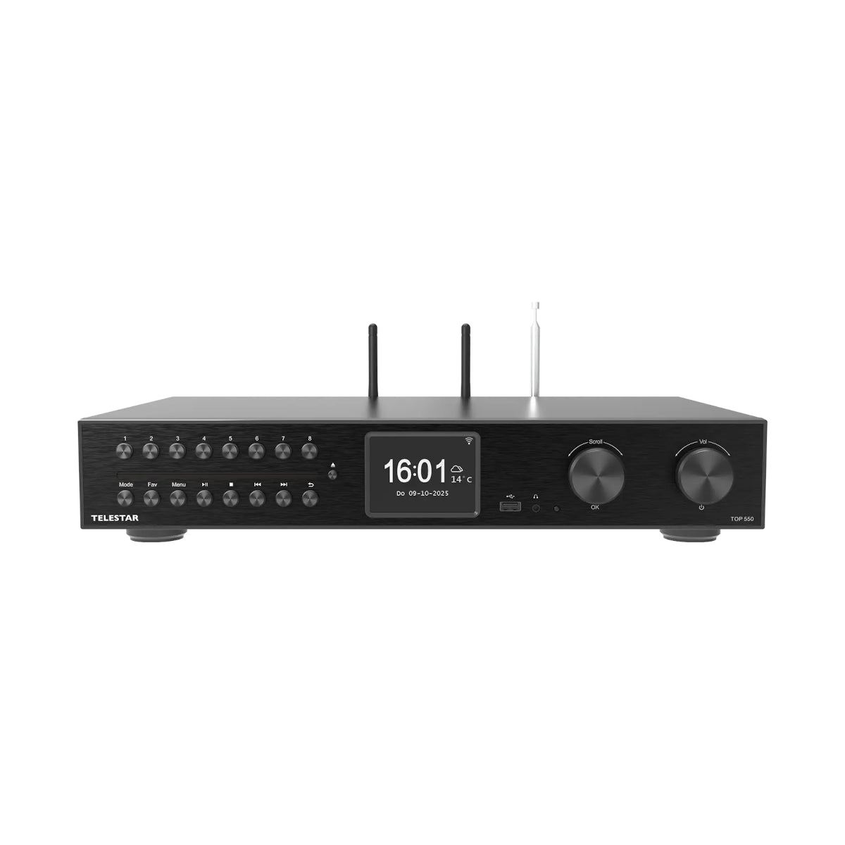 Telestar TOP 550 HiFi all-in-one system with CD player, Internet radio and Amplifier